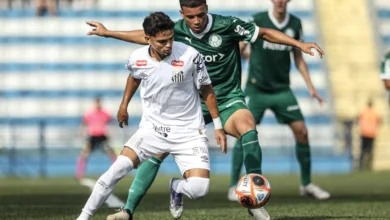 santos x palmeiras sub-20