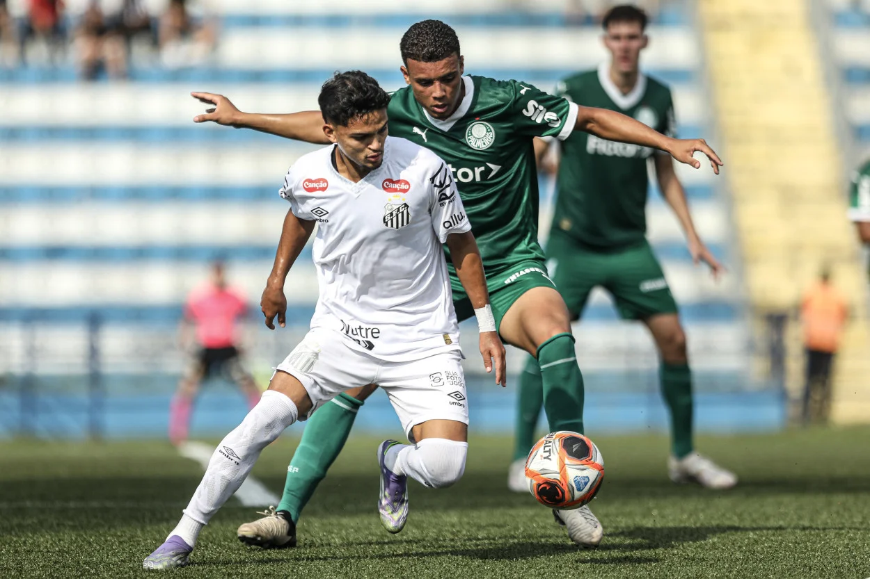 santos x palmeiras sub-20