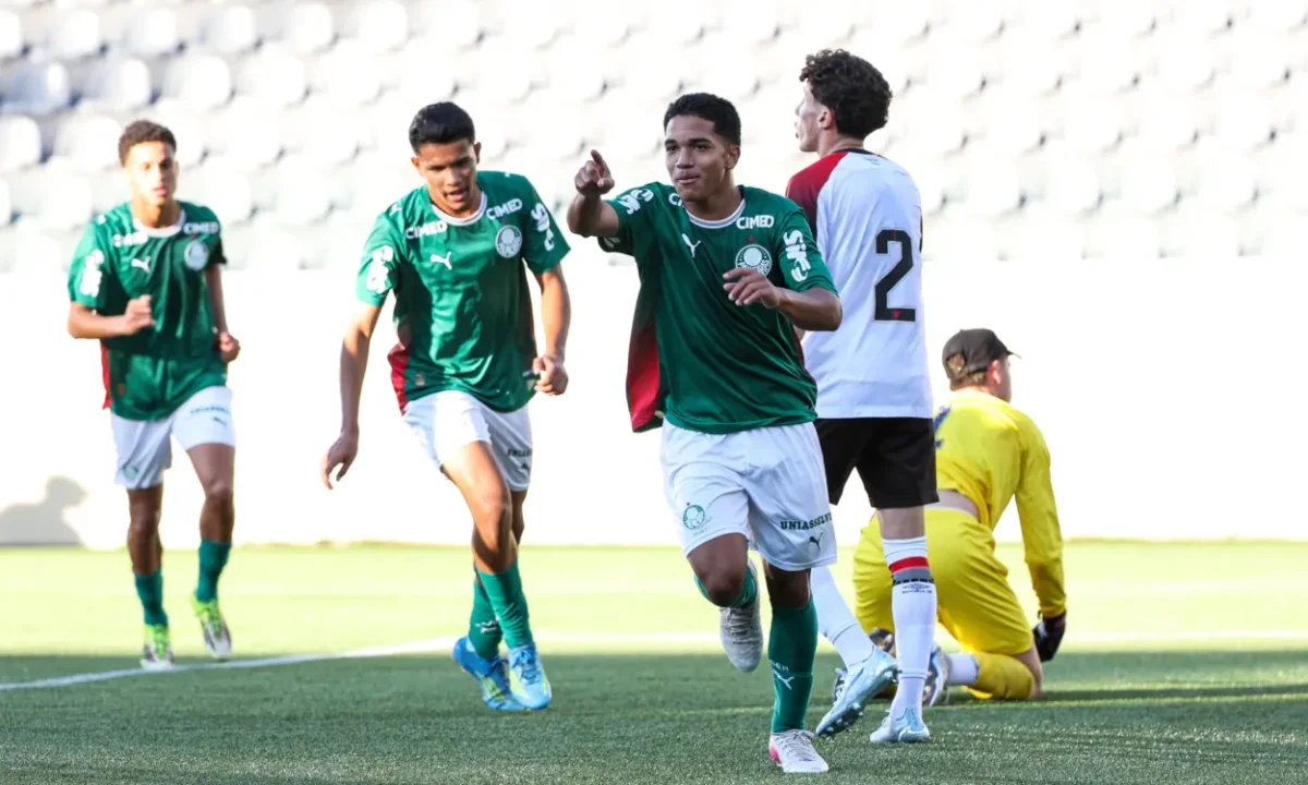 Palmeiras mantém 100% de aproveitamento e vence Athletico-PR no Brasileiro Sub-17